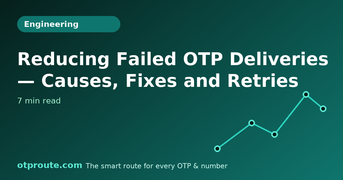 Reducing Failed OTP Deliveries — Causes, Fixes and Retries