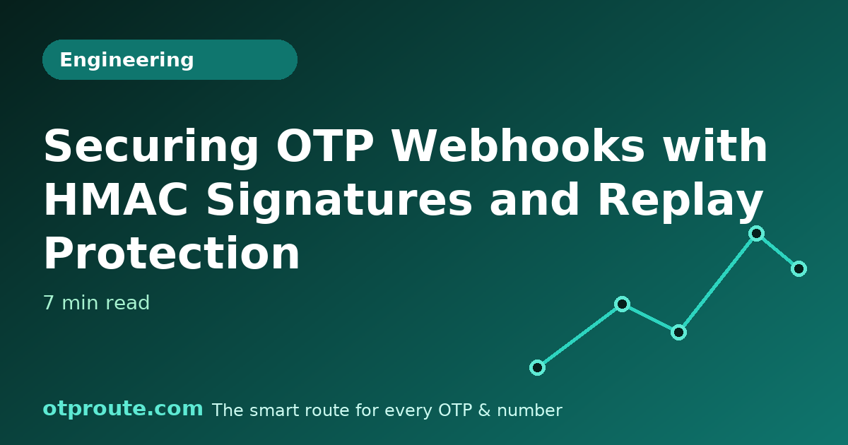 Securing OTP Webhooks with HMAC Signatures and Replay Protection